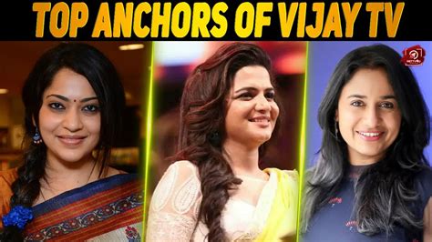 vijay tv actress list|vijay tv anchors list.